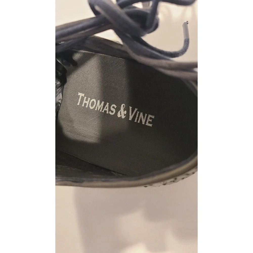 Thomas & Vine Mens‎ Legion Dark Gray Oxfords NEW WOB Size 10
